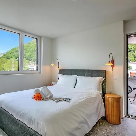 Apartament Urban Maggiolina Sunset With Terrace & Mountain Views - Happy Locarno